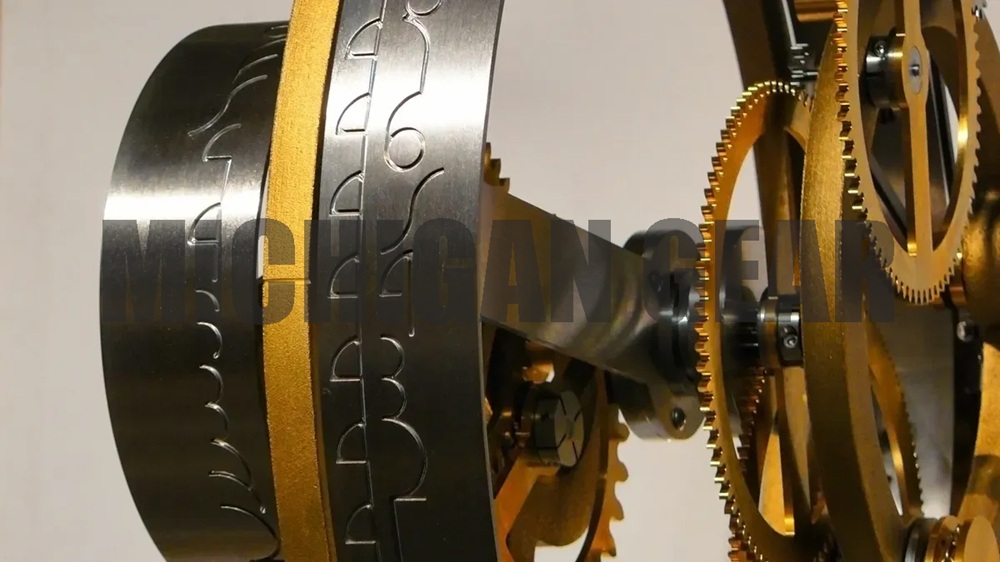 Bevel gears transmit power