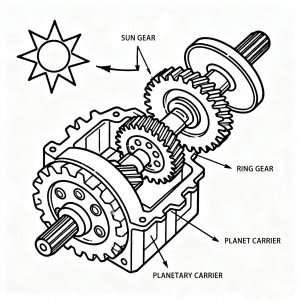 Working Principle of Planetary Gearbox